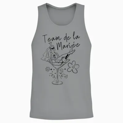 Bride Team Surprise for a Team Bride Unisex Tank Top - Sport Grey