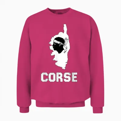 Authentic Corsica Beauty Island for Men Women and Children T-Shirt, Black, S Unisex Sweatshirt - Heliconia