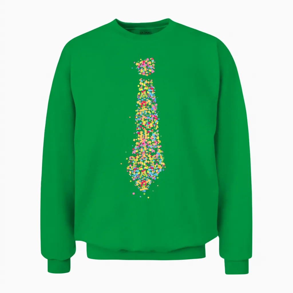 Tie Cologne Jeck Kölsch Carnival Clown Gift T-Shirt, Black Unisex Sweatshirt in Irish Green