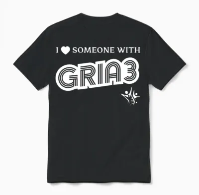 I Love Someone with Gria3 Unisex T-Shirt - Black