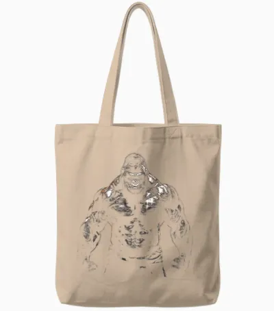 Gorilla Monkey Gym Wear Bodybuilding Workout Motivation Tote Bags - Natural