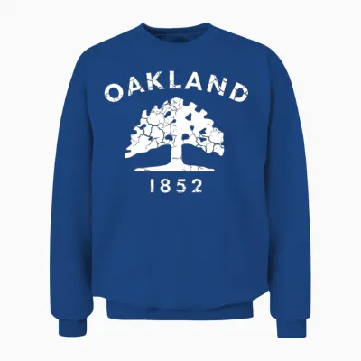 Oakland Flag California Home Family Unisex Sweatshirt - Royal