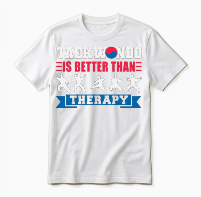 Tkd Korean Martial Arts Tae Kwon Unisex T-Shirt in White