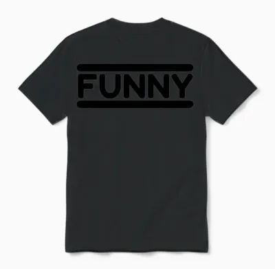 Funny - Black Unisex T-Shirt - Black
