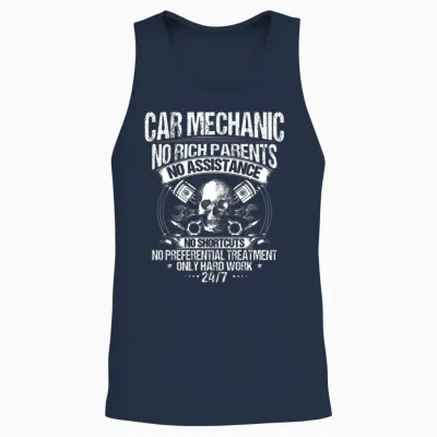 Car Mechanic/mechanics/hard Work/gift/present Unisex Tank Top - Navy