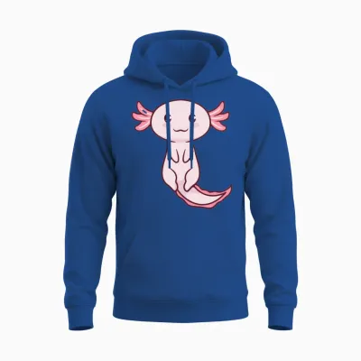 Cute Axolotl Unisex Hoodie - Royal
