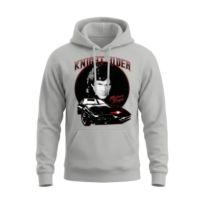 Knight Rider Michael Knight Unisex Hoodie - Ash