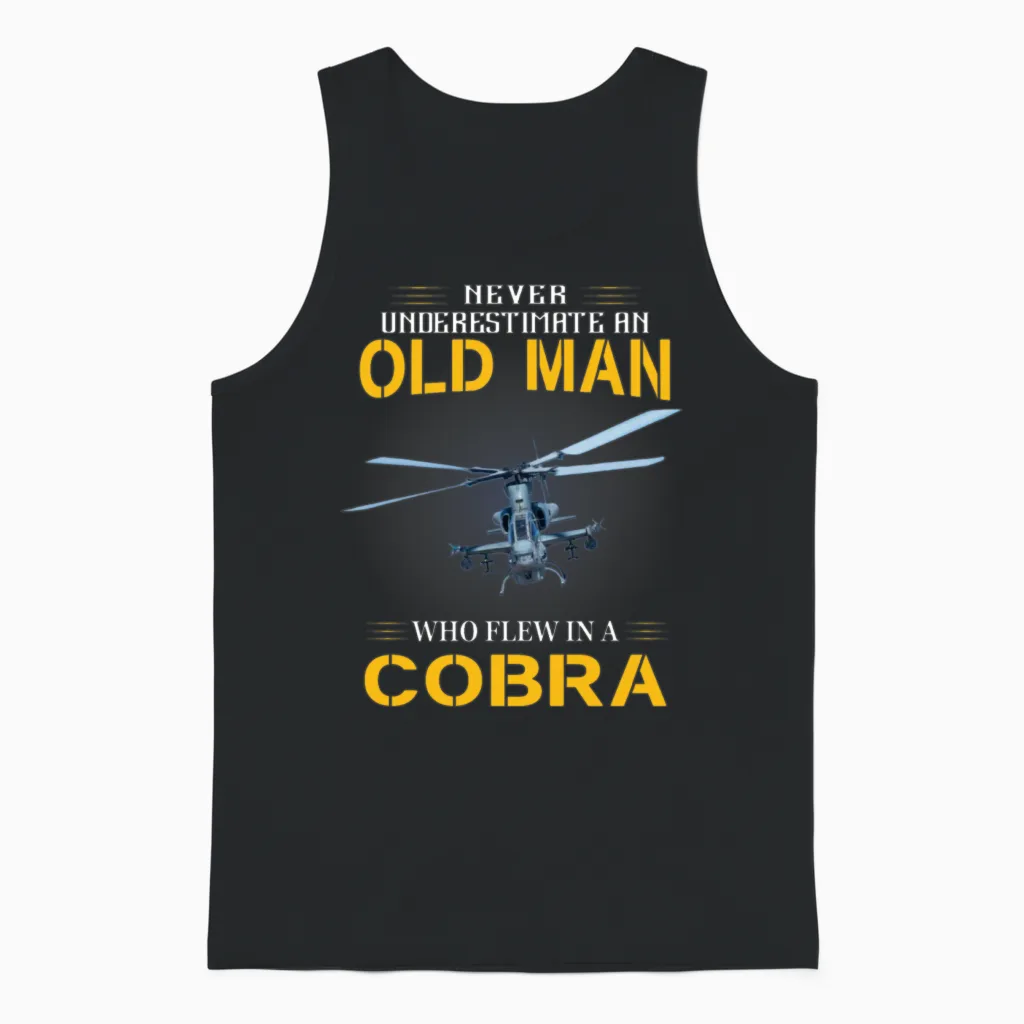 Cobra Unisex Tank Top in Black