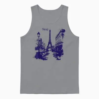 Paris Outfit Für Französische Herren Und Damen Frankreich Unisex Tank Top - Sport Grey
