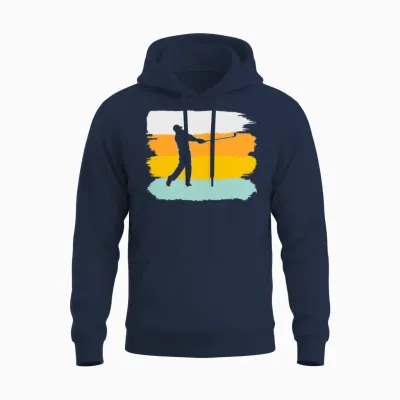 Golf Retro Unisex Hoodie - Navy