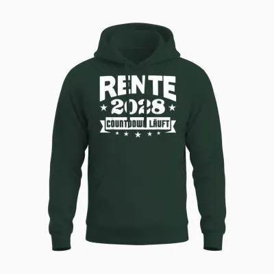 Legenden Gehen 2028 in Rente Ruhestand Rentner 2028 Unisex Hoodie - Forest