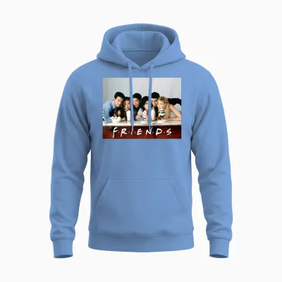 Friends Papl192 Photo De La Série Tv Avec Logo New York Unisex Hoodie - Carolina Blue