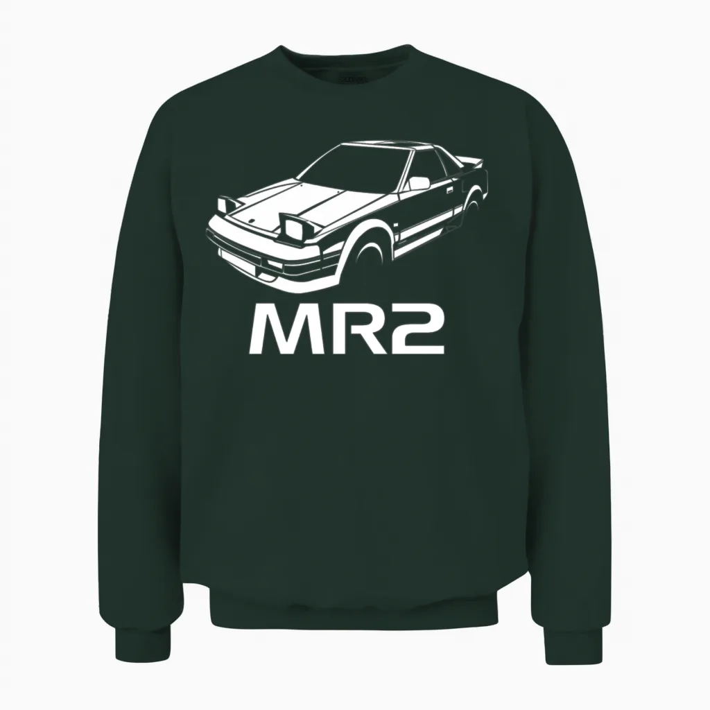 Toyota Mr2 Mk1 Vintage Unisex Sweatshirt in Forest