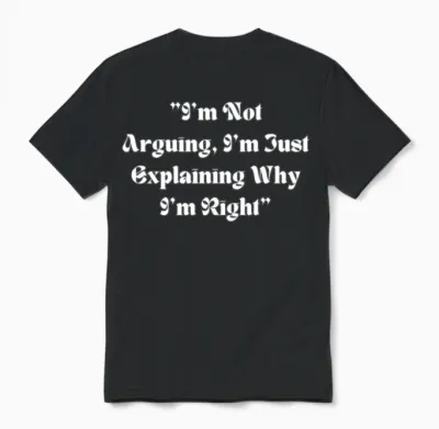 Funny Unisex T-Shirt - Black