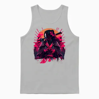 Samouraï Unisex Tank Top - Ash
