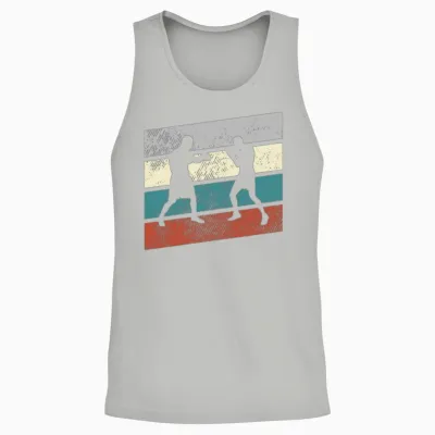 Boxer Retro Unisex Tank Top - Ash