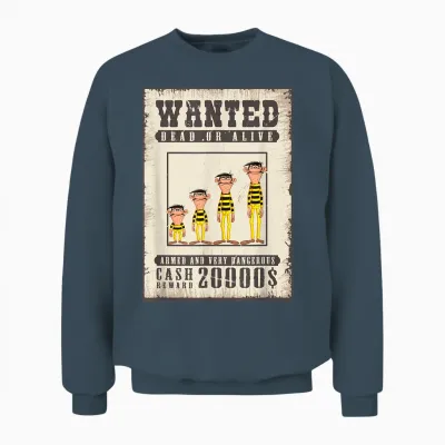 Dalton Wanted Unisex Sweatshirt - Dark Heather