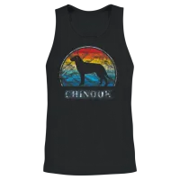 Chinook Dog Vintage Design Dog Unisex Tank Top - Black – 2
