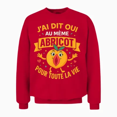 J'ai Said Oui Le Same Apricot – Funeral Life of Boy Unisex Sweatshirt - Red