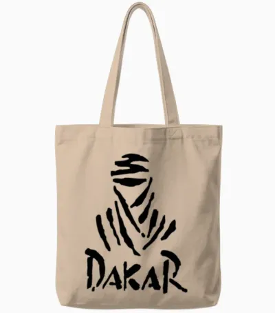 Dakar Rally Tote Bags - Natural