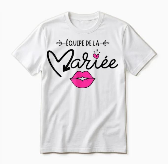 Team Bride Evjf Team Bride 2025 Future Bride Team T-Shirt, White, S Unisex T-Shirt in White