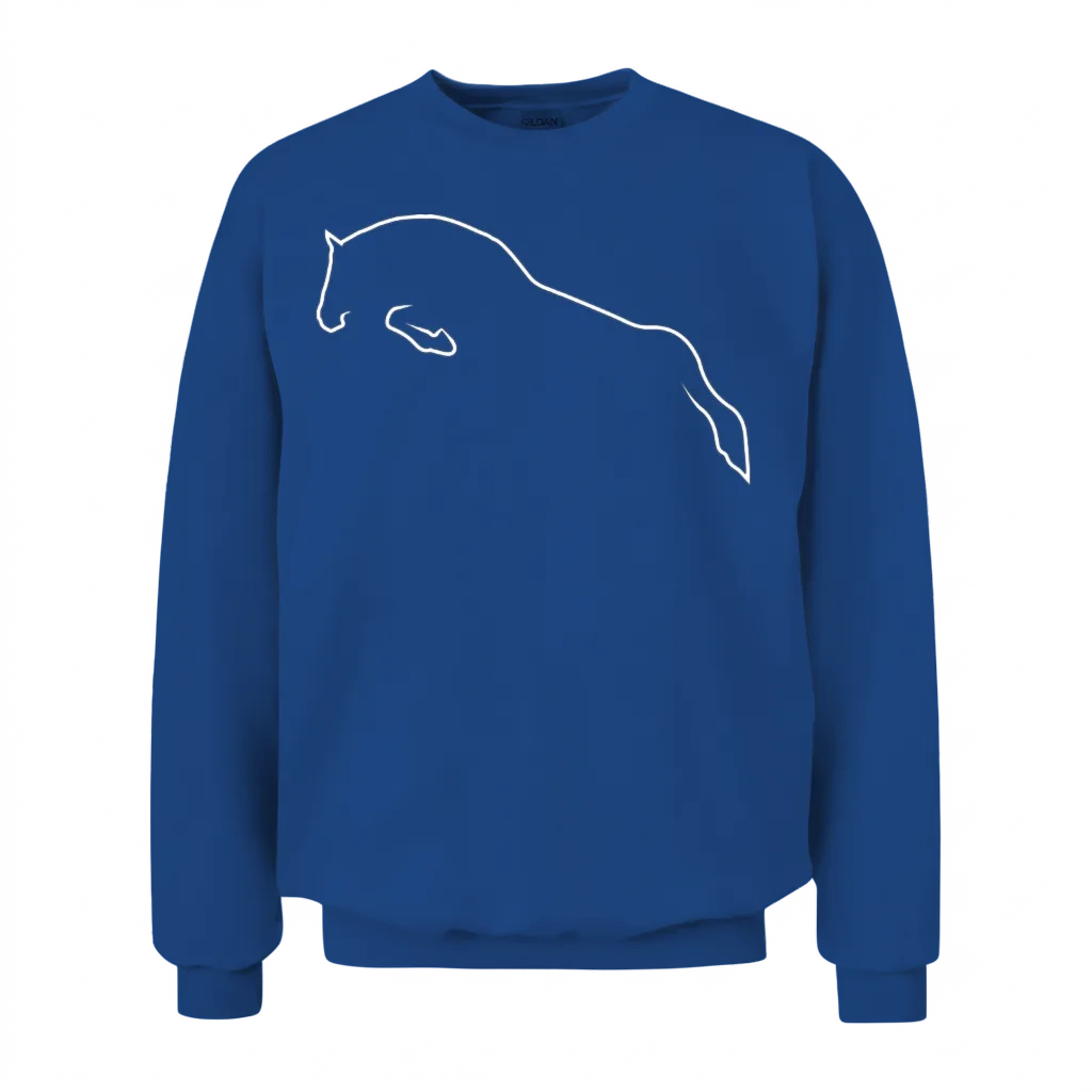 Horse Jumping β Lovers Unisex Sweatshirt - Royal