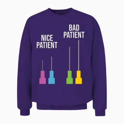 Funny Nurse Gift for Nurse Unisex Sweatshirt - Purple