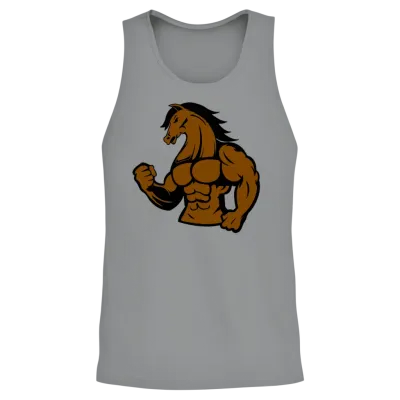 Strong Horse Unisex Tank Top - Sport Grey