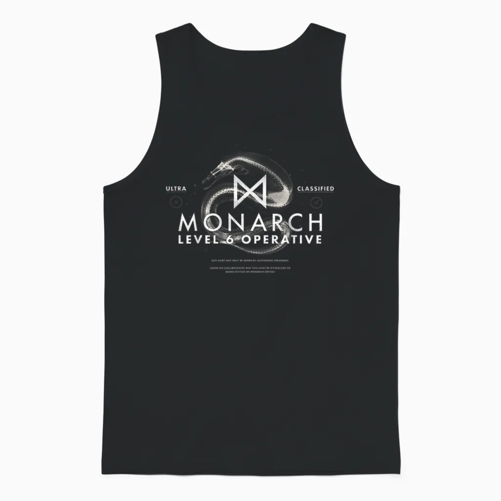 Godzilla vs Kong - Offizieller Monarch Operative Unisex Tank Top in Black