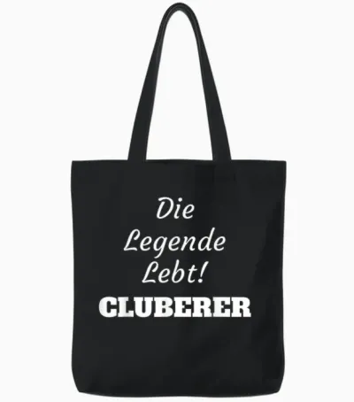 Football T-Shirt Nuremberg the Legend Lives Cluberer Fans Tote Bags - Black