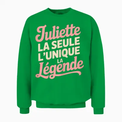 Juliette Women's Funny Funny Gift Idea Funny Unisex Sweatshirt - Irish Green