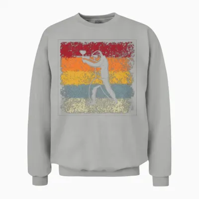 Paintball Retro Unisex Sweatshirt - Ash