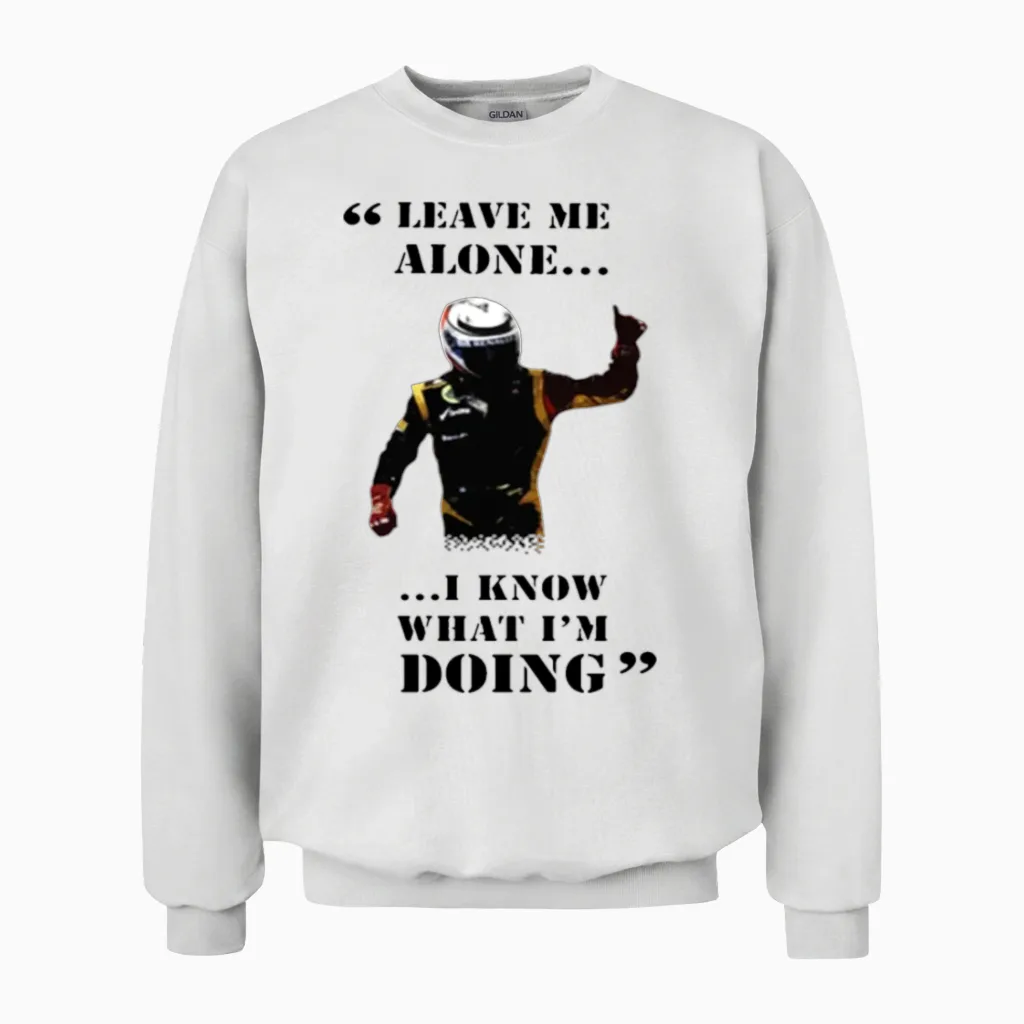 Kimi Raikkonen Logo Unisex Sweatshirt in White