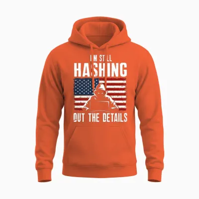 Ethical Hacker Cybersecurity Expertise Unisex Hoodie - Orange