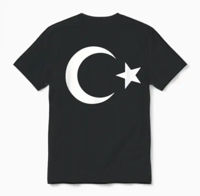 Türkei Flagge Türk Bayragi Herren Türkei Kinder Türkiye Unisex T-Shirt - Black