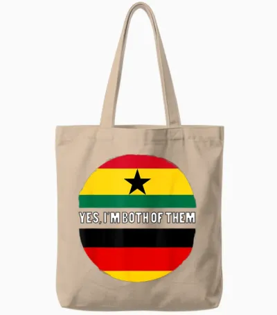 Deutschland Deutscher Ghana Ghanaer Mischling Dna Flagge Tote Bags - Natural