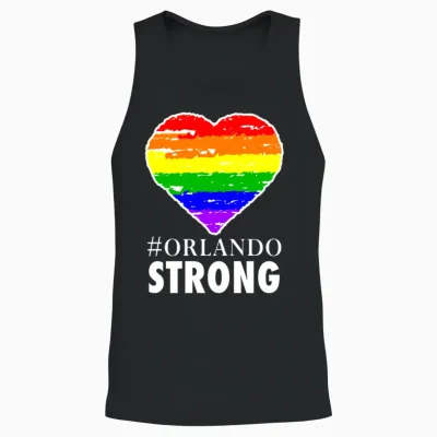 Orlando Strong Unisex Tank Top - Black