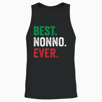 Best Nonno Ever Love Nonno Vatertag Opa Geburtstag Unisex Tank Top - Black