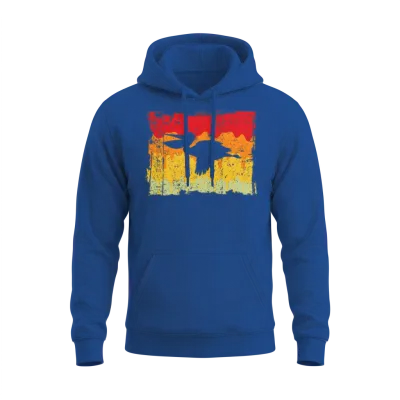 Pelican Retro Unisex Hoodie - Royal