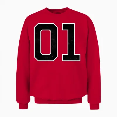 01 General Lee Unisex Sweatshirt - Red