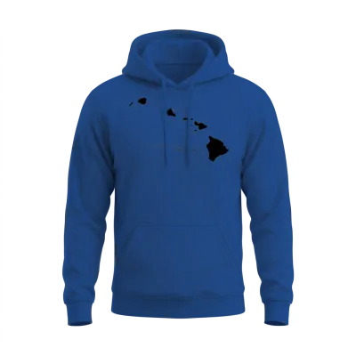 The Big Island of Hawaii Unisex Hoodie - Royal