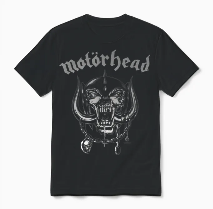 Motörhead Metallic Warpig Unisex T-Shirt in Black