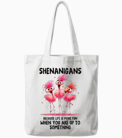 Shenanigans Tote Bags - White