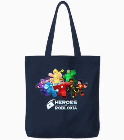 Heroes of Robloxia Tote Bags - Navy