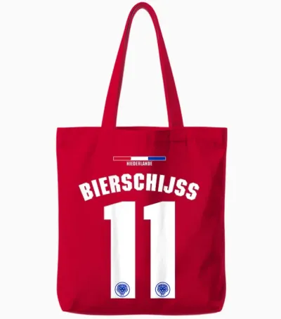 Lustige Namen Holland Party Trikot Malle Party-Urlaub Tote Bags - Red