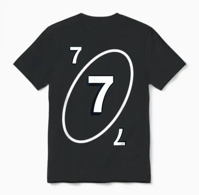 Carte Uno 7 Unisex T-Shirt - Black