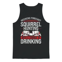 Squirrel Hunting Team Squirrel Removal Technician Unisex Tank Top - Black – 1