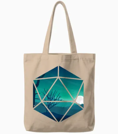 Fantasy Rpg Games Brettspiele Würfel Pen and Paper Tote Bags - Natural