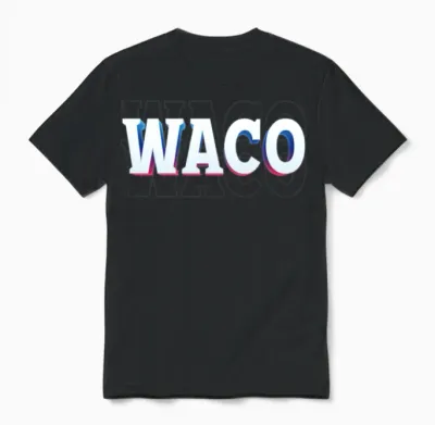 Retro - Waco Unisex T-Shirt - Black