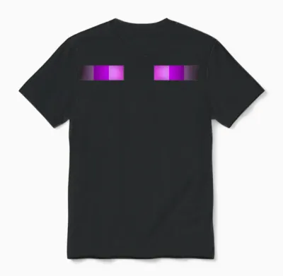 Enderman Eyes Unisex T-Shirt - Black